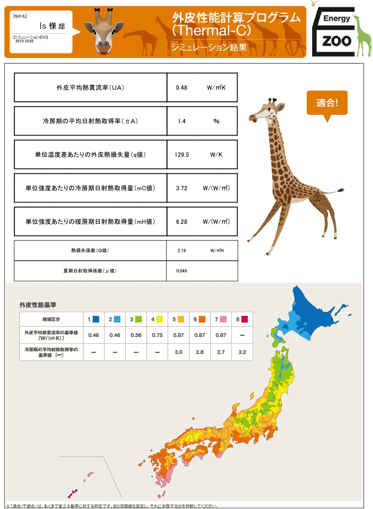 外皮性能計算プログラム