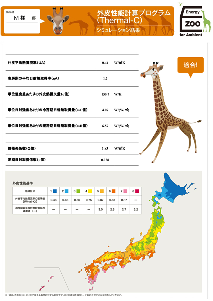 外皮性能計算プログラム