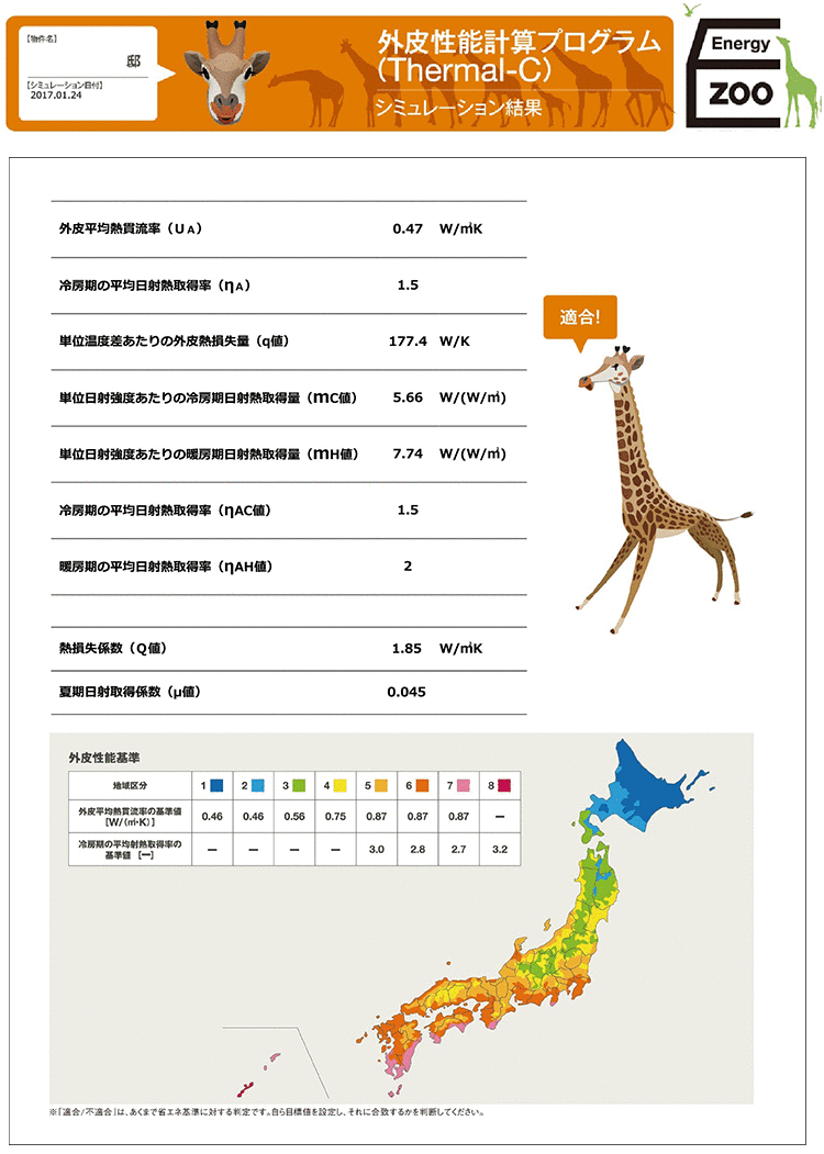 外皮性能計算プログラム